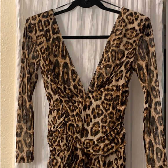 Cheetah Print Dress - Picture 2 of 2